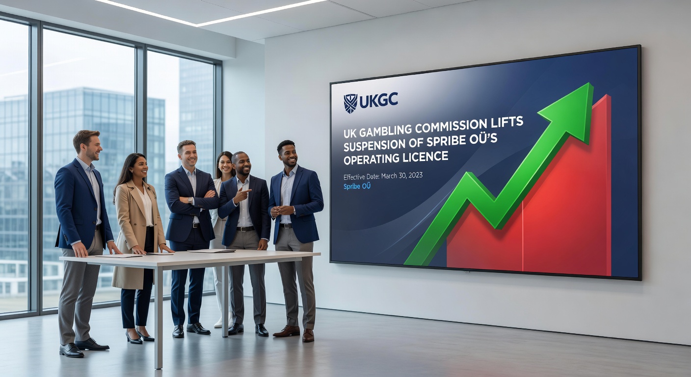 Digital illustration of a crash game plane ascending with multipliers, overlaid on UK regulatory documents, representing Spribe's return to the market