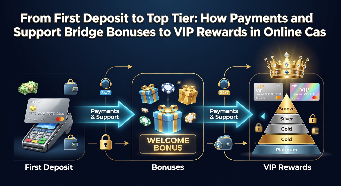 VIP player dashboard showing tier progress, exclusive rewards, and dedicated support chat interface