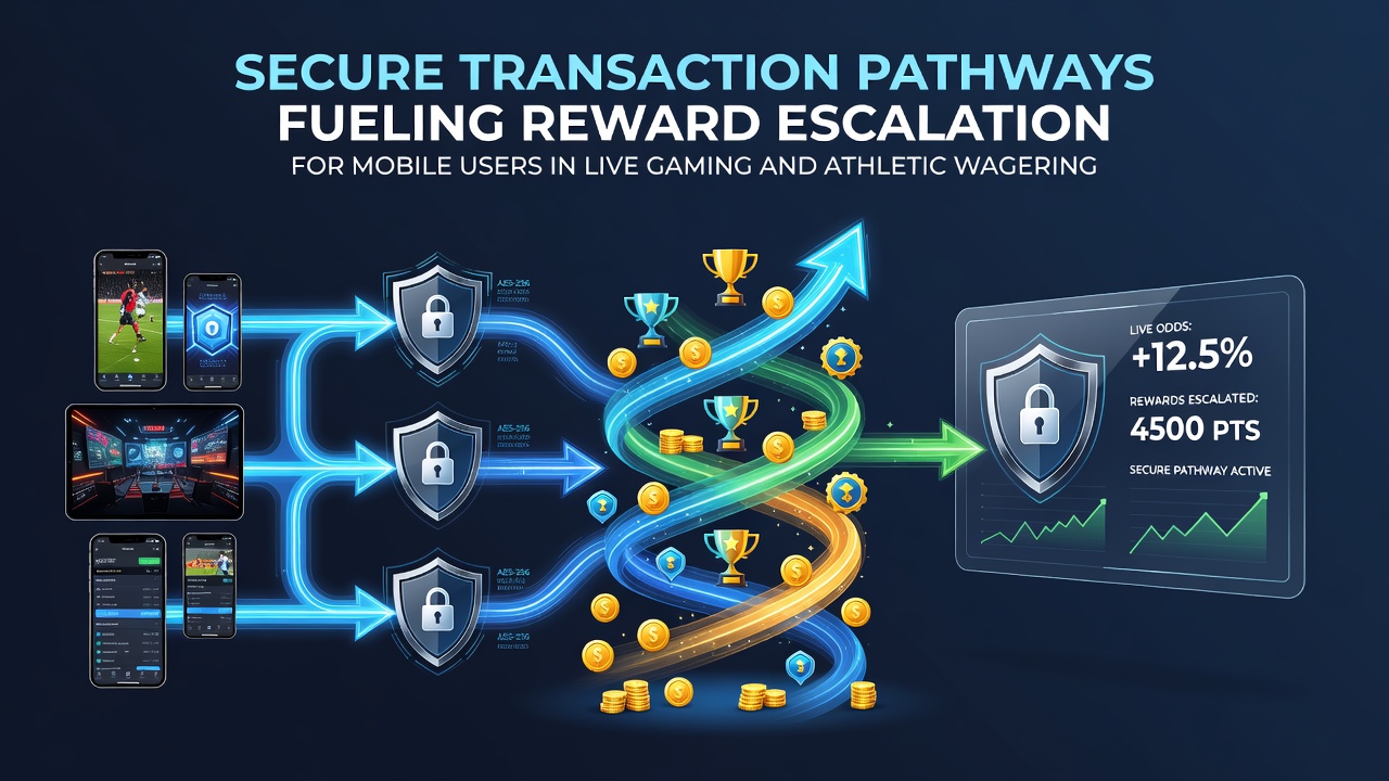 Mobile gaming interface showing secure payment options and reward tiers for live casino and sports betting users