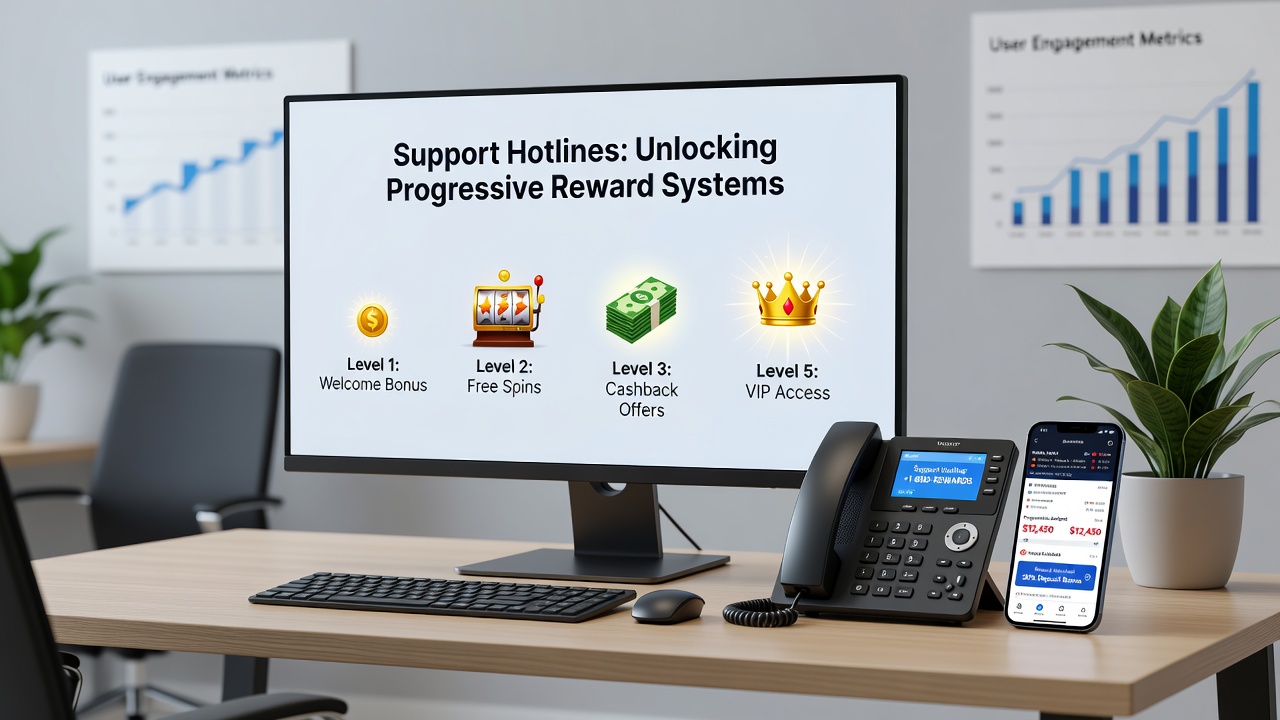 Customer support representative on a headset assisting a user with mobile app reward features